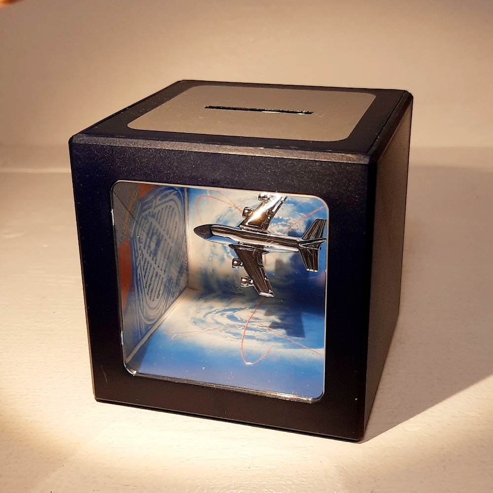 Art Bank Flying Plane Mystery Piggy Bank